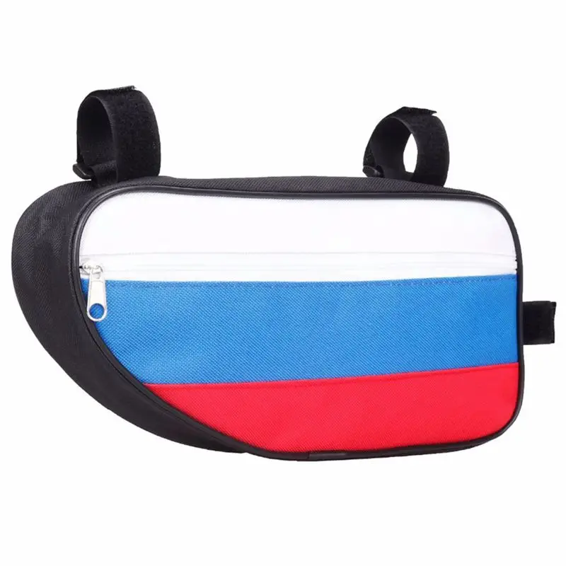 New B-SOUL Waterproof Triangle-Shape Pouch Mountain Cycling Bicycle Front Tube Frame Bag Saddle Holder Stitching Russia Bike Bag