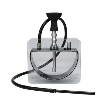 

High quality Half Round Acrylic Hookah Shisha Smoking Chicha Sheesha Hookah