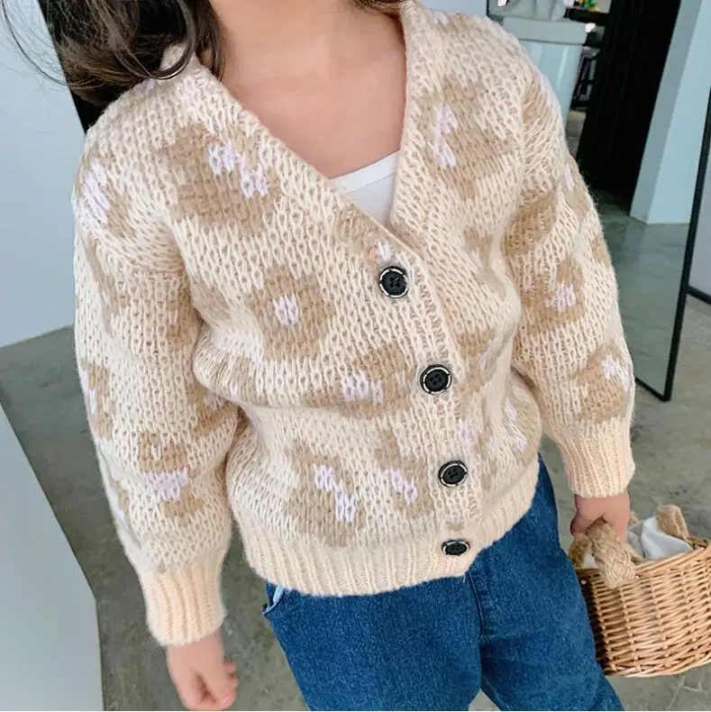 Оранжевый Pre-sale Autumn Winter Knitwear Baby Girl Clothes Christmas Sweater For Kids Toddler Boys Girls Knitted Sweater Cardigan - Цвет: Оранжевый