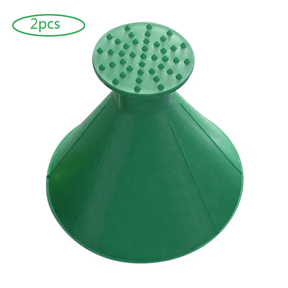 2PCS Green 2 шт./компл. Авто волшебное окно ветровое стекло лед скребок масло Воронка удаление снега Лопата Окна Скребок конус Противообледенительная, удаление снега - Цвет: 2PCS Green