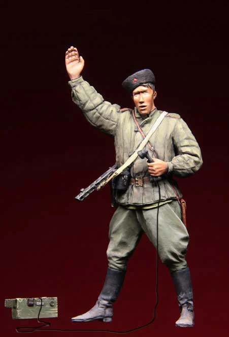 1/35 полимерный Набор для моделирования сотрудник по фигурам | Игрушки и хобби