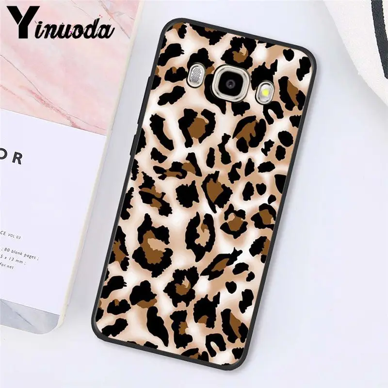 A14 Yinuoda Модный чехол с леопардовым принтом Тигра для телефона samsung Galaxy J7 J6 J8 J4 J4Plus J7 DUO J7NEO J2 J5 Prime - Цвет: A14