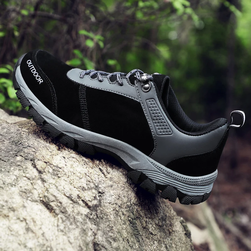 Men Hiking Shoes Sports Sneakers Waterproof Mountain Boots Tactical Climbing Shoes