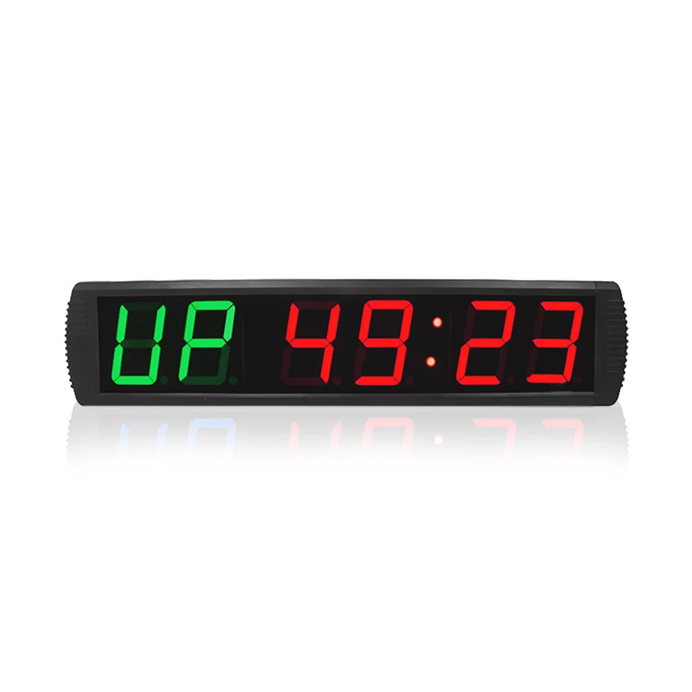 

4 Hot selling Led crossfit timer garage timer sports training clock gym tabata timer stopwatch interval fitness