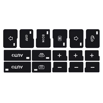 

Car Air Condition AC Climate Control Button Repair Stickers Decals For Audi A4 A6 B6 B7 2000 2001 2002 2003 2004