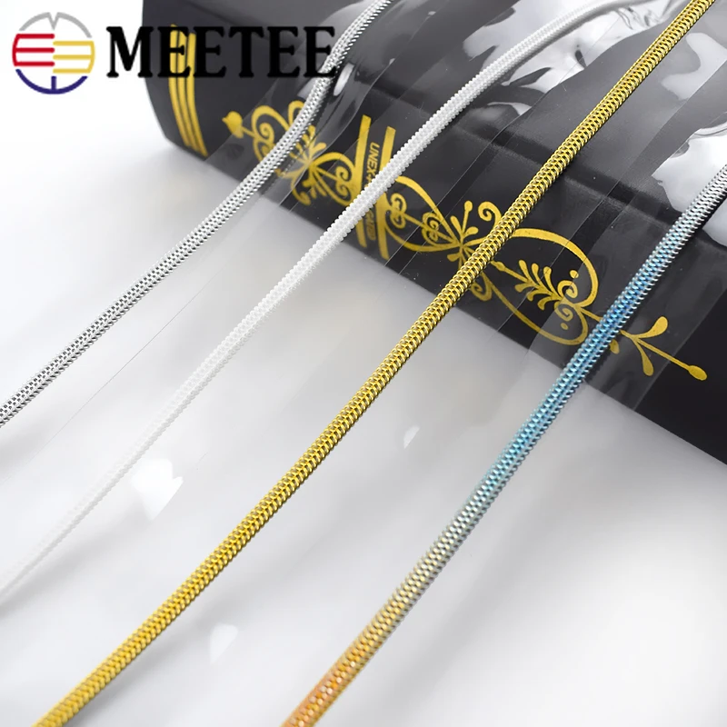 4Meters 3# 5# PVC Nylon Zipper for Sewing Sports Raincoat Pencilbag Zips Cosmetic Bag DIY Garment Accessories | Дом и сад