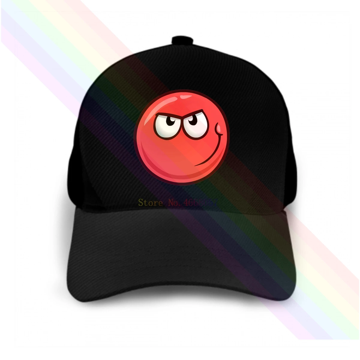 Классическая Бейсболка унисекс с красным шариком и 4 логотипами новинка 2020