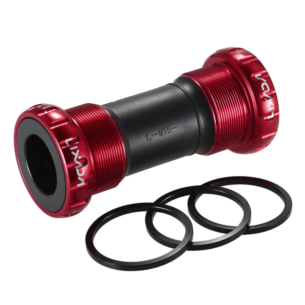 Ordinary bearing MTB дорожный велосипед велосипедный кронштейн Велоспорт керамический Peilin оси винт/резьба тип Нижний Кронштейн пресс Fit BB зубная пластина оси - Цвет: Ordinary bearing