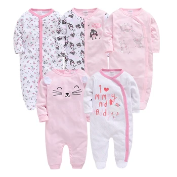 

Roupas Bebe De Newborn Baby Girls Footies Jumpsuit Cotton Cartoon Infant Boys Overall Onesies 0-12M Toddler Coverall One Piece