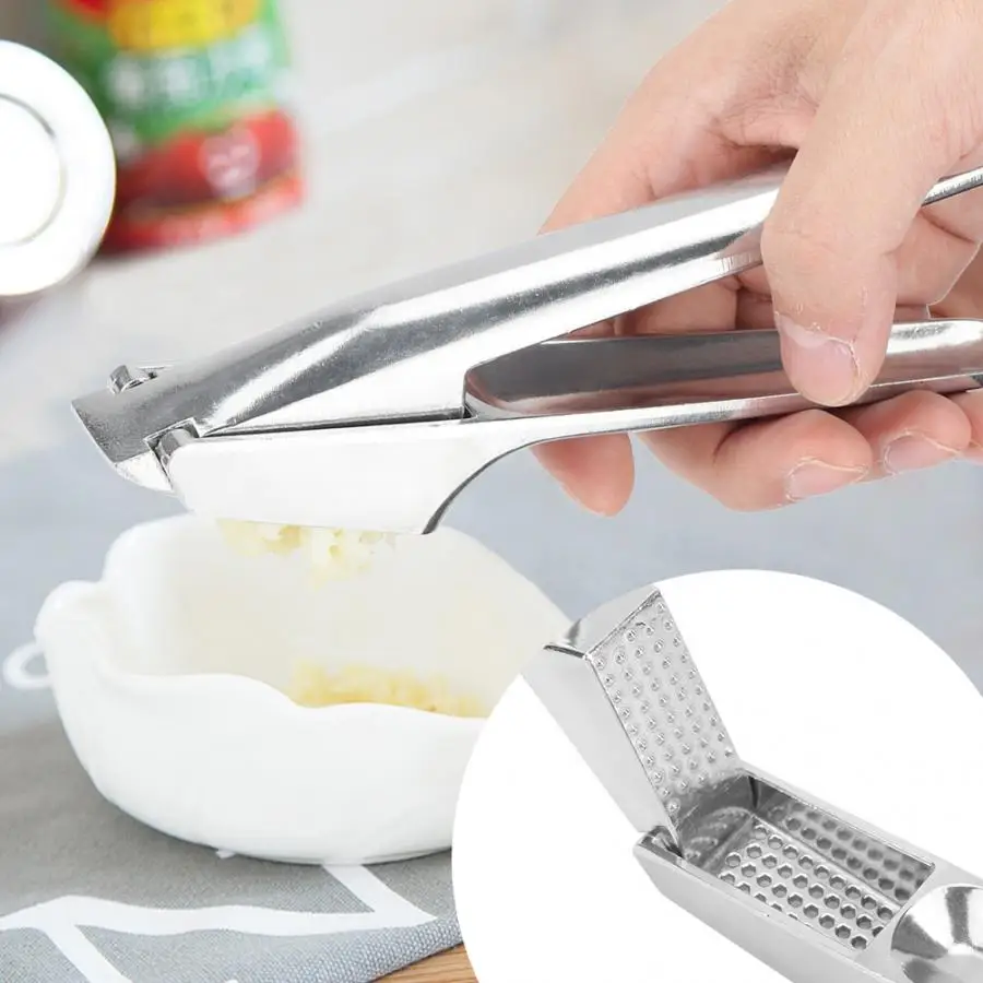 Профессиональный Многофункциональный кухонный алюминиевый сплав ручной Чеснок Пресс дробилка Инструмент Кухонные гаджеты