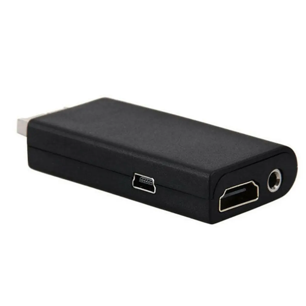 Для PS2 к HDMI кабель конвертер адаптер с аудио выход инструмент для sony PS2 Черный Цвет Прочный полезный