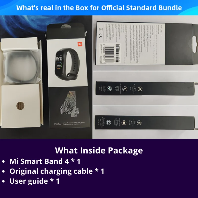 Xiaomi mi Band 4 Глобальная версия Смарт браслет 3 обновленный дисплей фитнес трекер