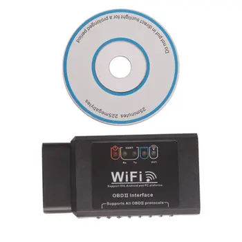 

WiFi OBDII Scanner Code Reader Car OBD2 Diagnostic Tool Support All OBD II Vehicles for iOS and Android PC