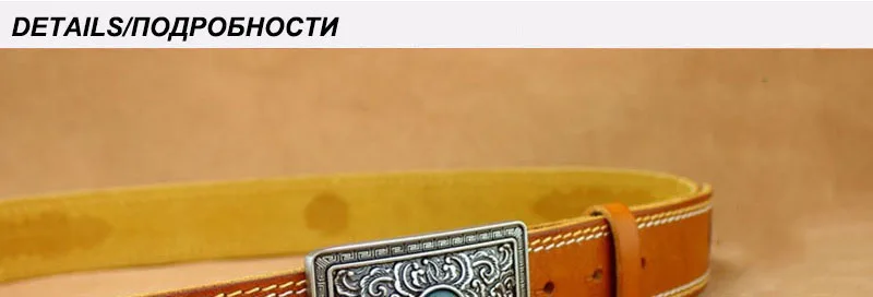 FAJARINA Высокое качество уникальный дизайн в этническом стиле настоящее Нефритовое декоративное тиснение коровья воловья кожа ремень мужской 3,8 см ширина N17FJ784