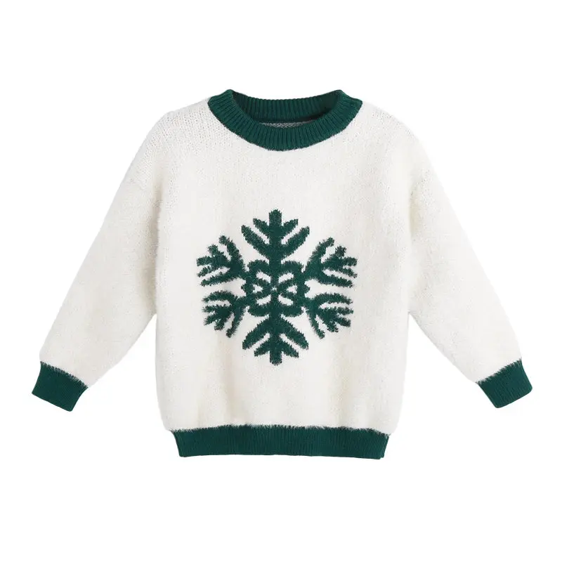 Childrens Snowflake Sweater Kids Printed Sweater