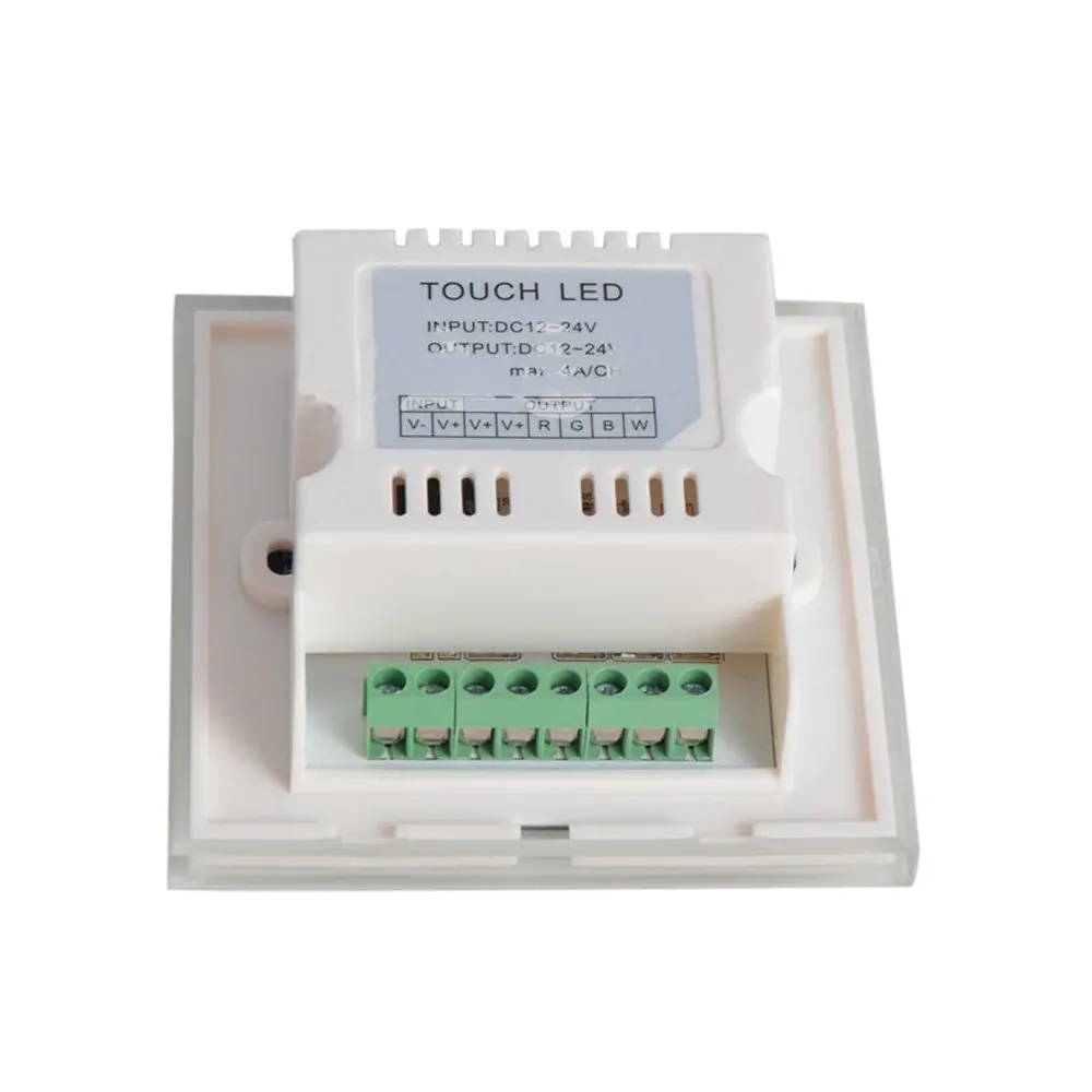 DC12V-24V настенный контроллер светодиодного освещения с сенсорным управлением диммер для RGB RGBW светодиодные полосы света