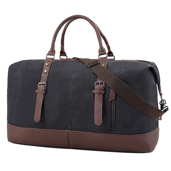 Fashion Men Large Capacity Travel Bag High Quality Canvas Travel Bag Outdoor Travel Duffle Bag Male Casual Tote Bag 3