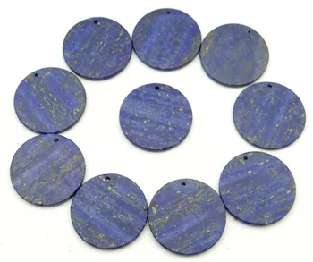 

Natural Stone Quartz Crystal Turquoises tiger eye labradorite lapis Pendant Round Shaped for diy jewelry making necklace10pcs A1