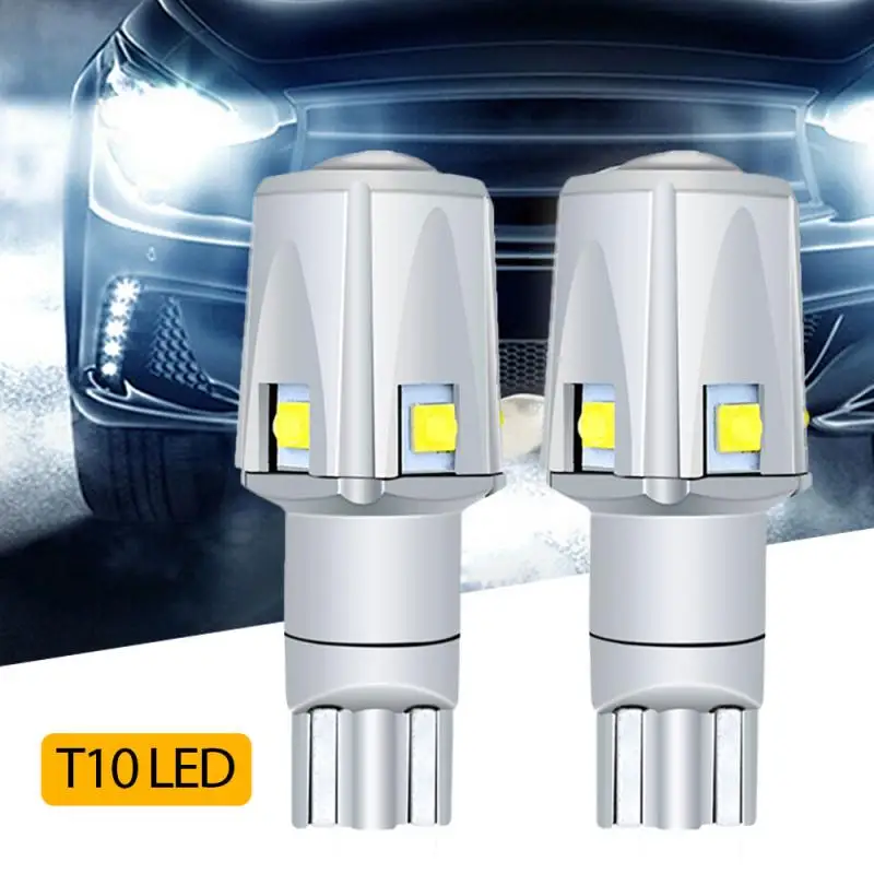 

5pcs Car LED Width LED Light T10 Lamp Beads 6SMD18W Super Bright Daytime Running Lights Modified Driving Lights Decoding