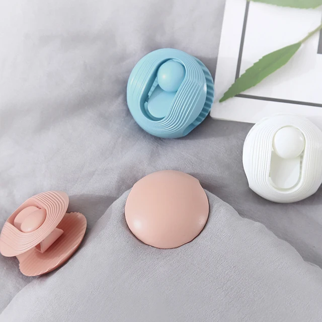 Abs 4Pcs/ Nem Csúszás Megragadó Kerek Forma Paplan Klipek Rögzítő Szükségtelen Fedél Tartó Hálófedele
