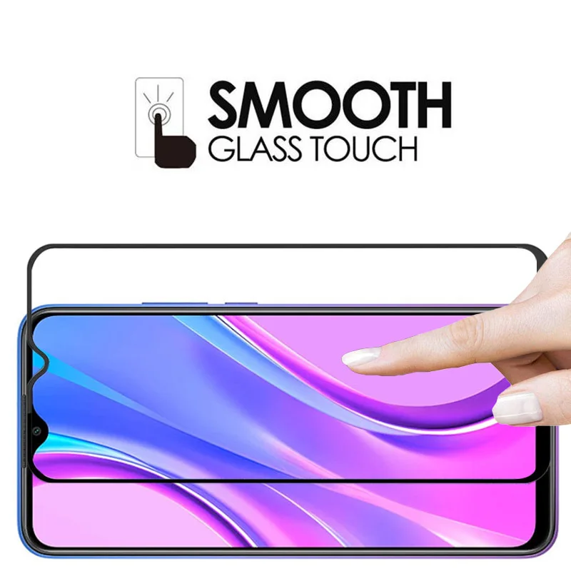 Védnök üvegek számára xiaomi redme 9 Hamis színben tüntet fel Hátvéd edzett glas -en xiaomi redmi9 Biztonság fólia xiomi readmi remi redme Vörös biliárdgolyó E 9