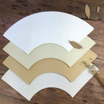 

Rice Paper Fans Chinese Calligraphy Painting Xuan Paper Colorful Blank Half Ripe Xuan Paper Chinese Painting Watercolor Paper