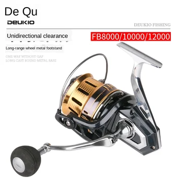 

New 8000-12000 Series Fishing Reel All Metal Spinning Reel Super Large Jigging Trolling Fishing Reel Boat Rock Saltwater Fishing