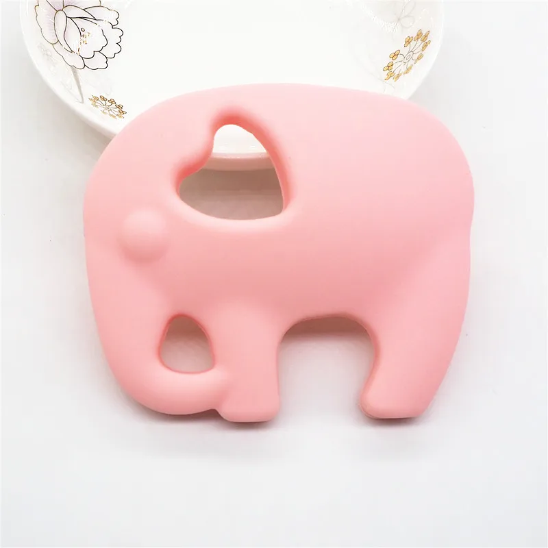 Chengkai 10 шт силиконовый Прорезыватель в форме печенья детский душ бисквит подвеска соска пустышка Прорезыватель зубов Уход за зубами сенсорная Ювелирная игрушка - Цвет: Candy Pink