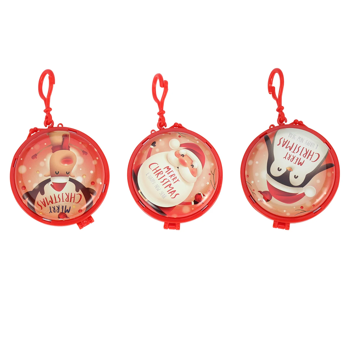 3pcs Merry Christmas Gift Box Packing Candy Pack Storage Pouch Xmas Kids Children Gifts | Дом и сад