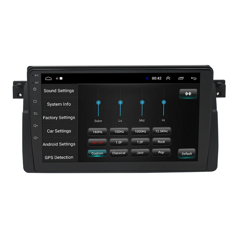 Автомобильная Мультимедийная система UI автомагнитола на Android 9 для BMW E46 M3