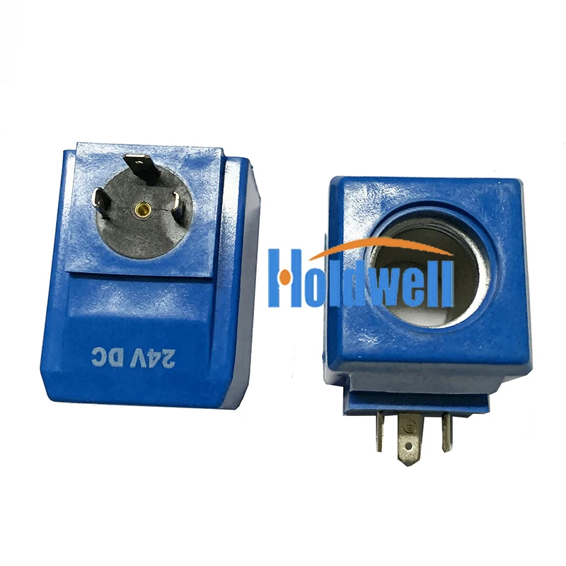 Holdwell 2PCS H507848 H 507848 Solenoid Valve Coil for Vicker 24V D.C. 30W