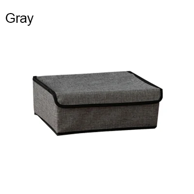 A Gray Box Ящик для хранения бюстгальтера, нижнее белье, одежда, носки, разделитель, ящики, органайзеры, гардероб, Домашний Органайзер, аксессуары - Цвет: A Gray Box