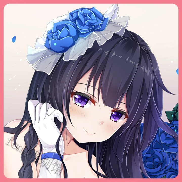 Аниме Honkai Impact 3 Райден Мэй свадебное платье косплей дакимакура 2-сторонняя
