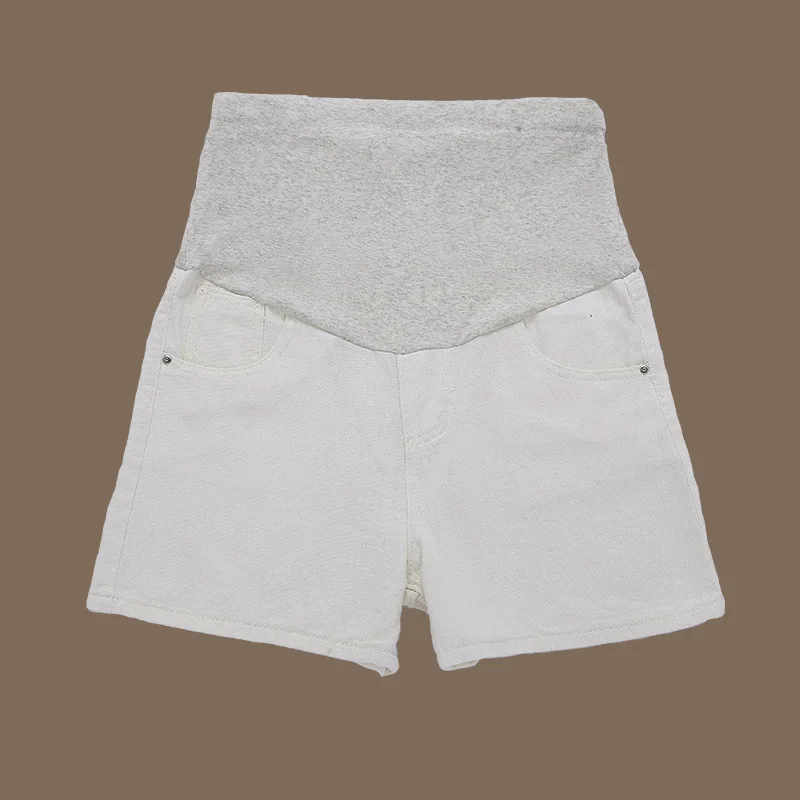 Простые джинсовые шорты для беременных сексуальные брюки Летние Стильные