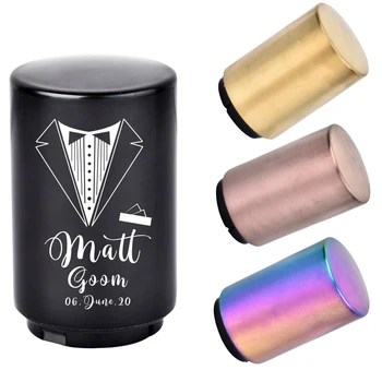 

Personalized Automatic Bottle Openers Beer Stainless Steel Bottle Openers Bestman Gift For Wedding Party Customized Decor Favor