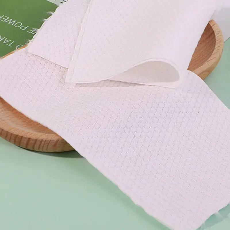 Хлопковое одноразовое полотенце для лица Очищающее косметическое полотенце для лица дорожная плотная бумага