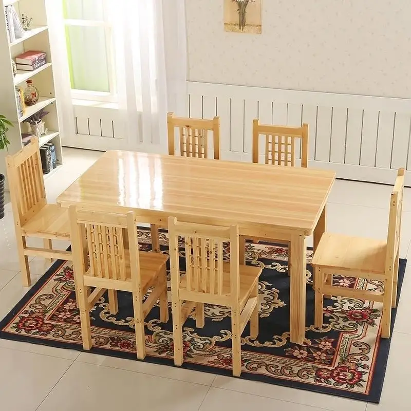 Eet Tafel Dinning Set Eettafel Esstisch Meja Makan Tavolo Da Pranzo Redonda деревянный стол Mesa Tablo обеденный стол