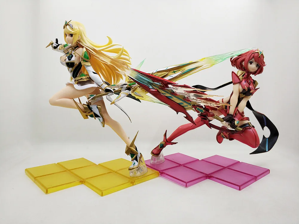 Xenoblade Chronicles 2 Mythra Hikari/Pyra Homura ПВХ фигурка Коллекционная модель игрушки