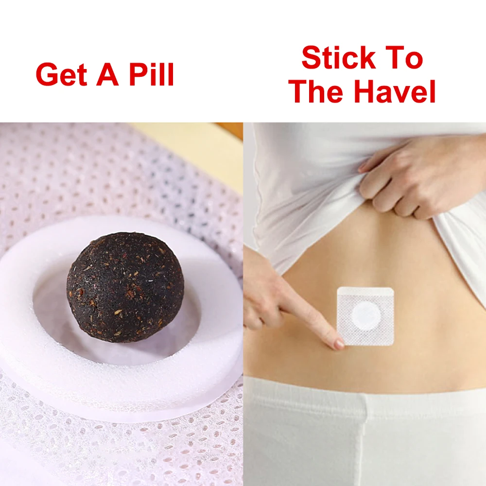 Cofoe 30pcs Moxibustion Moxa Navel sticker Warm uterus and Stomach foot moxa paster health care for Female