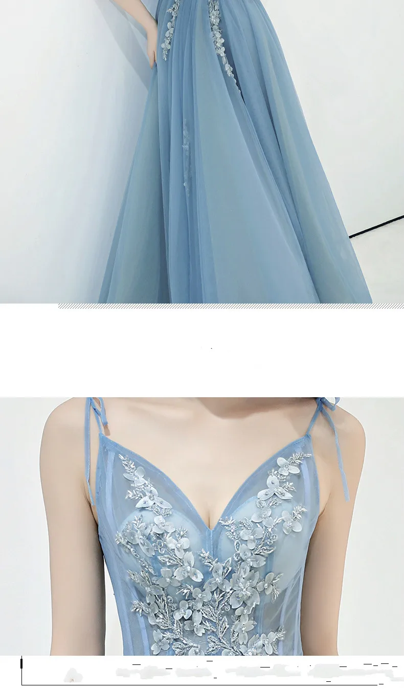 Robe De Soiree, Цветочные Аппликации, сексуальные длинные вечерние платья, ES3075, для невесты, банкета, элегантные, длина до пола, вечерние, для выпускного вечера, свадебные
