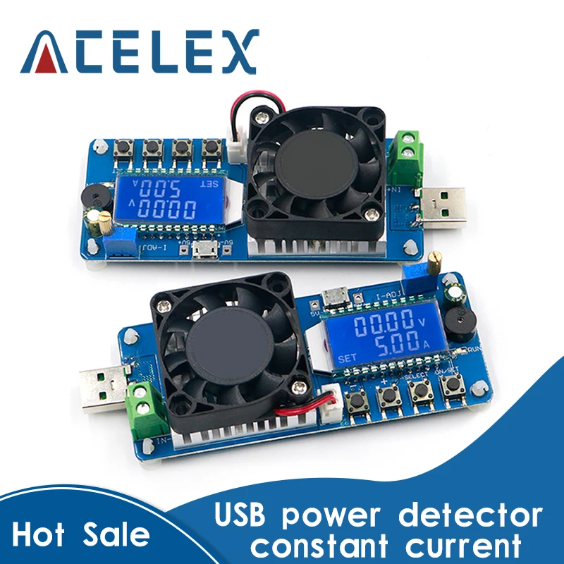 Электронный тестер напряжения тока нагрузки 25 Вт 35 4A/5A USB Защита ЖК-дисплей HD