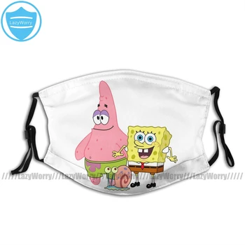 

Snail Mouth Face Mask Spongebob Facial Mask Adult with 2 Filters Fashion Lovely Mask