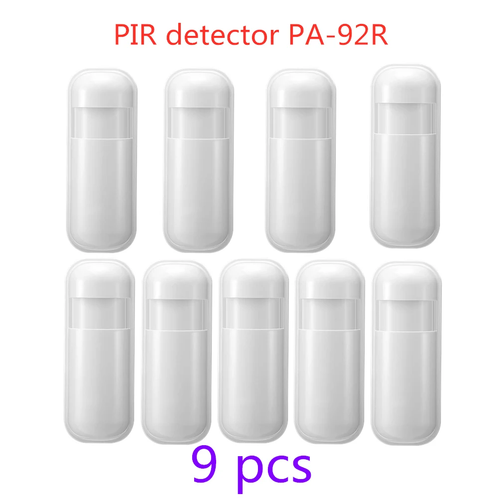 433 МГц EV1527 Беспроводной Мини PIR датчик движения детектор сигнализации инфракрасный датчик PIR Датчик Детектор движения для домашней сигнализации - Цвет: 28-PA-92R-9pcs