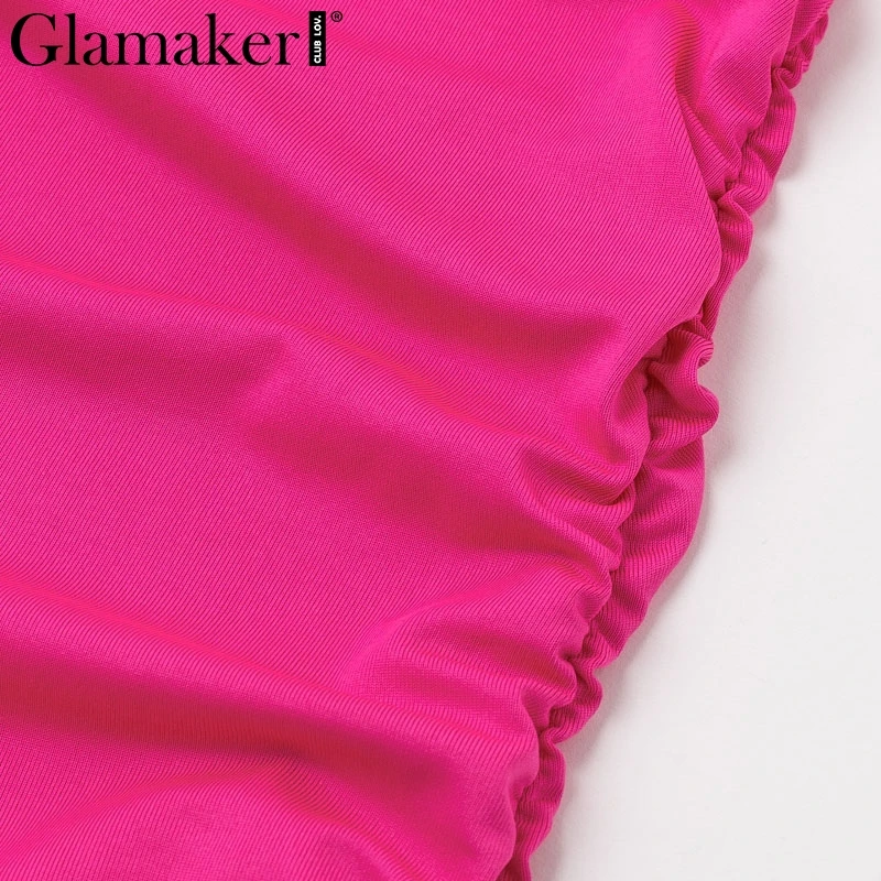 Glamaker сексуальное платье с открытыми плечами с вырезом лодочкой осенние вечерние платья с баской и бантом элегантные расширяющиеся к низу рукава зимние длинные платья