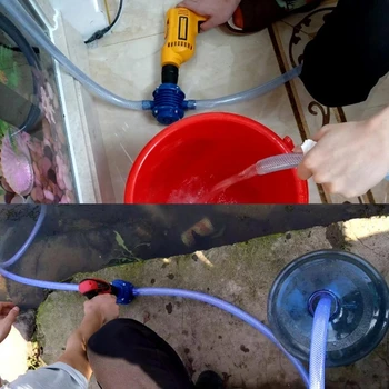 

Heavy Duty Self-Priming Hand Electric Drill Water Pump Home Garden Centrifugal Y4QC