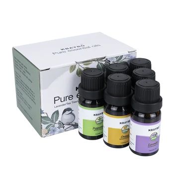 

Essential Oils Aromatherapy Oil for aroma Diffuser Humidifier 6 Kinds Fragrance of Lavender Tea Tree Rosemary Lemongrass Orange