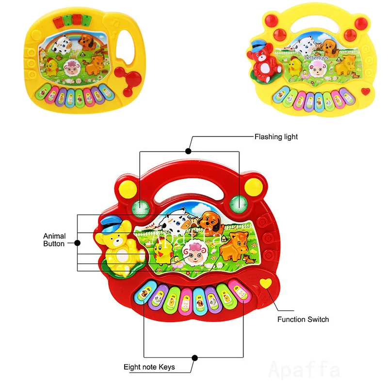 Kids Musical Instruments Baby Infant Toddler Kids Piano Developmental Toy Early Educational Interactive Toys for Children