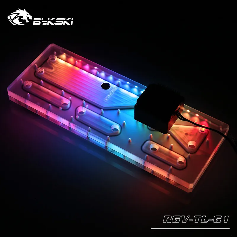 BYKSKI акриловая водная доска корпус для охлаждения раствора использовать RGB/A RGB