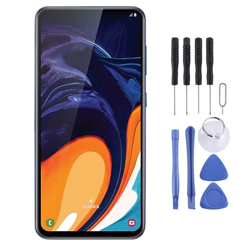 IPartsBuy PLS TFT материал ЖК-экран и дигитайзер полная сборка для Galaxy A60