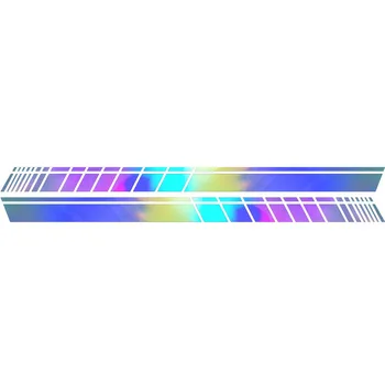 

Auto Car Stickers Side Skirt Vinyl Decals Wrap Waterproof Accessories 2pcs